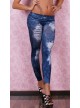 Blue-Rhinestone-Pocket-Leggings