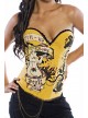 Magic Printed Rhinestone Corset