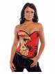 Magic Printed Rhinestone Corset