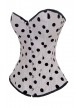 Lace up Polka dot Corset