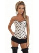 Lace up Polka dot Corset