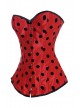 Red Polka dot Corset