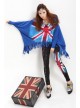 Ankle-length Union Flag Printed Leggings