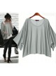 T-shirt Batwing-sexig- fladdermus-Kaki