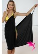 Sexy Stylish Cross Front Beach Cover-up Black