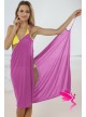 Sexy Stylish Cross Front Beach Cover-up Pink