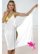 Sexy Stylish Cross Front Beach Cover-up White