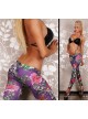 Sexiga-Legging-Pants-med Tattoo-mönster